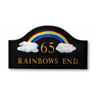 Rainbow Miscellaneous House Sign house sign