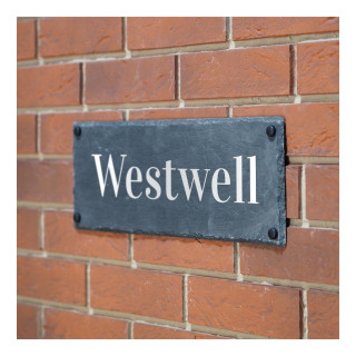 Westwell Slate House Sign house sign