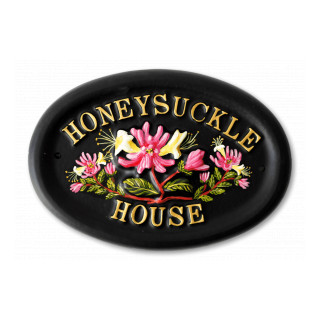 Honeysuckle Floral House Sign house sign