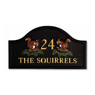 Squirrels Split Animal House Sign house sign