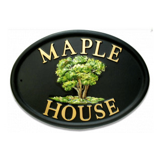 Maple Tree Tree House Sign house sign