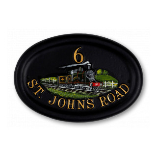 Steam Train Miscellaneous House Sign house sign