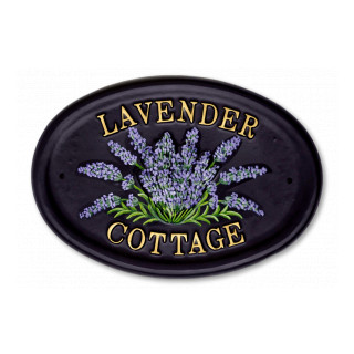 Lavender Floral House Sign house sign