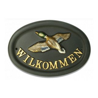 Duck Flying Bird House Sign house sign