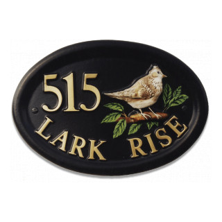 Lark Bird House Sign house sign