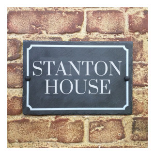 Stanton Slate House Sign house sign