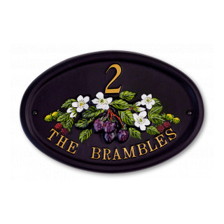 Brambles Floral House Sign house sign