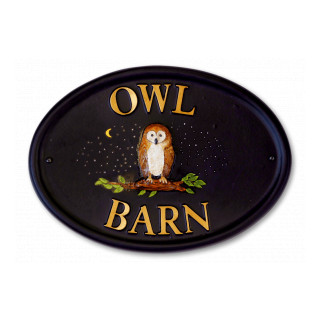 Owl Barn Bird House Sign house sign