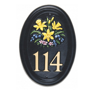 Spring Flowers Floral House Sign house sign
