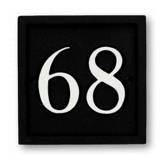 Square House Number house sign