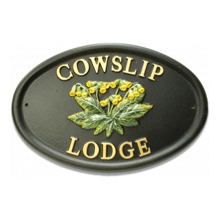 Cowslip Floral House Sign house sign