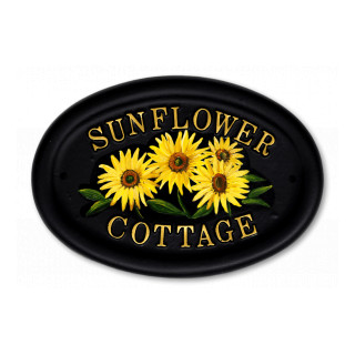 Sunflowers Floral House Sign house sign