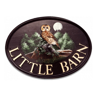 Owl Tawny Large Bird House Sign house sign