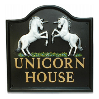 Unicorns Miscellaneous House Sign house sign