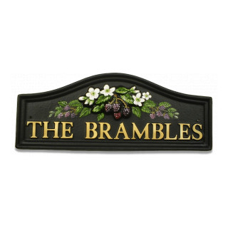 Brambles Floral House Sign house sign