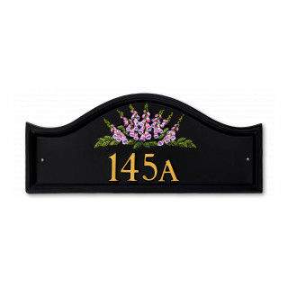 Foxgloves Floral House Sign house sign