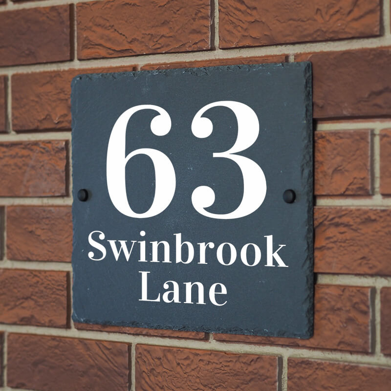 Swinbrook house sign