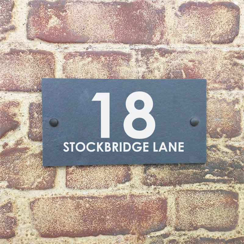 Stockbridge house sign