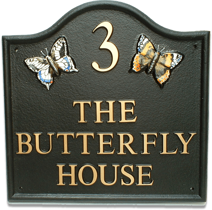 Butterflies Bird House Signs Village Green Signs