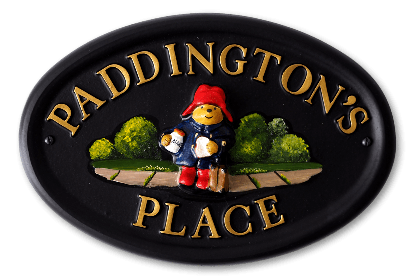 Paddington Bear house sign