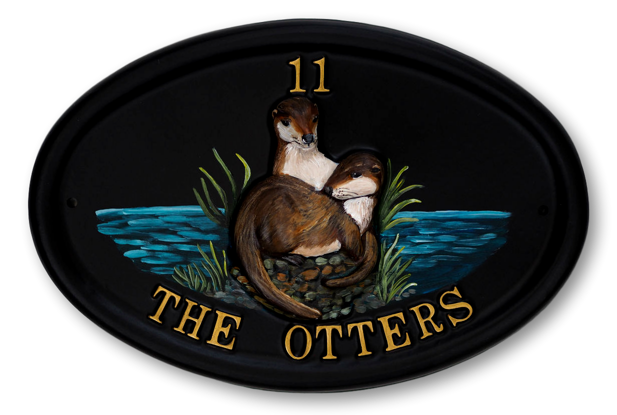 Otters house sign