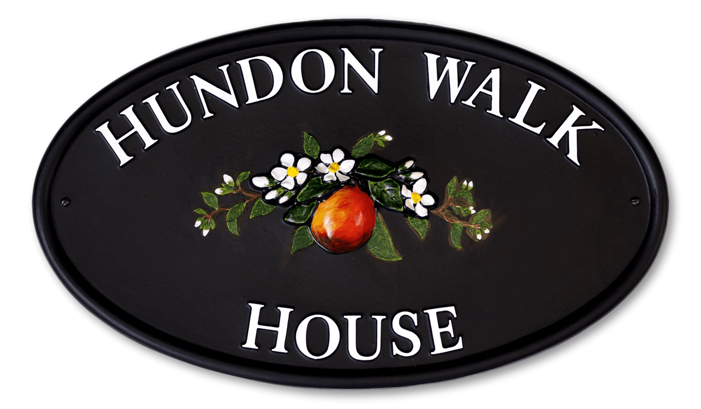 Apple And Blossom house sign