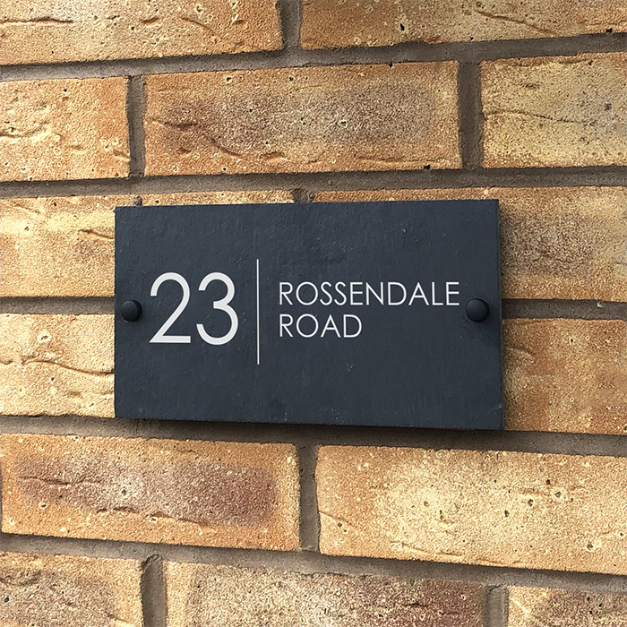 Rossendale house sign