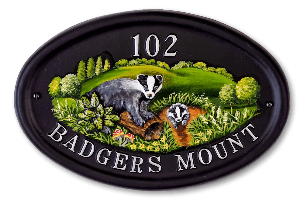 Badger & Flat Painted