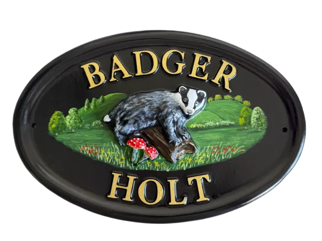 Badger Holt 30x20cm oval