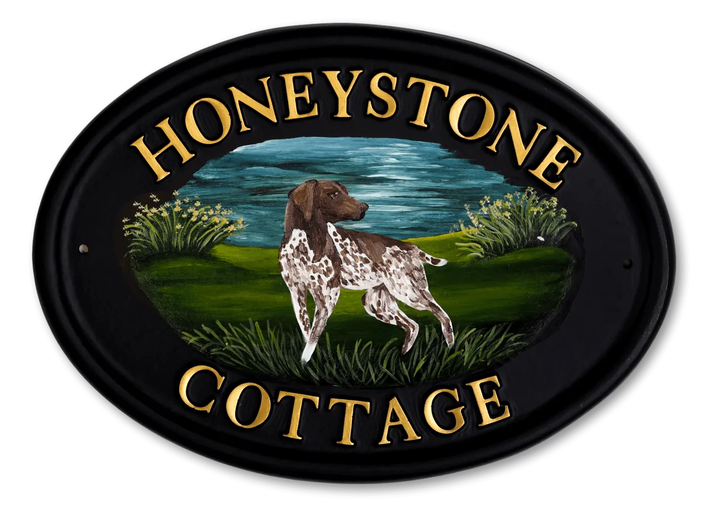 German Pointer Flat Painted