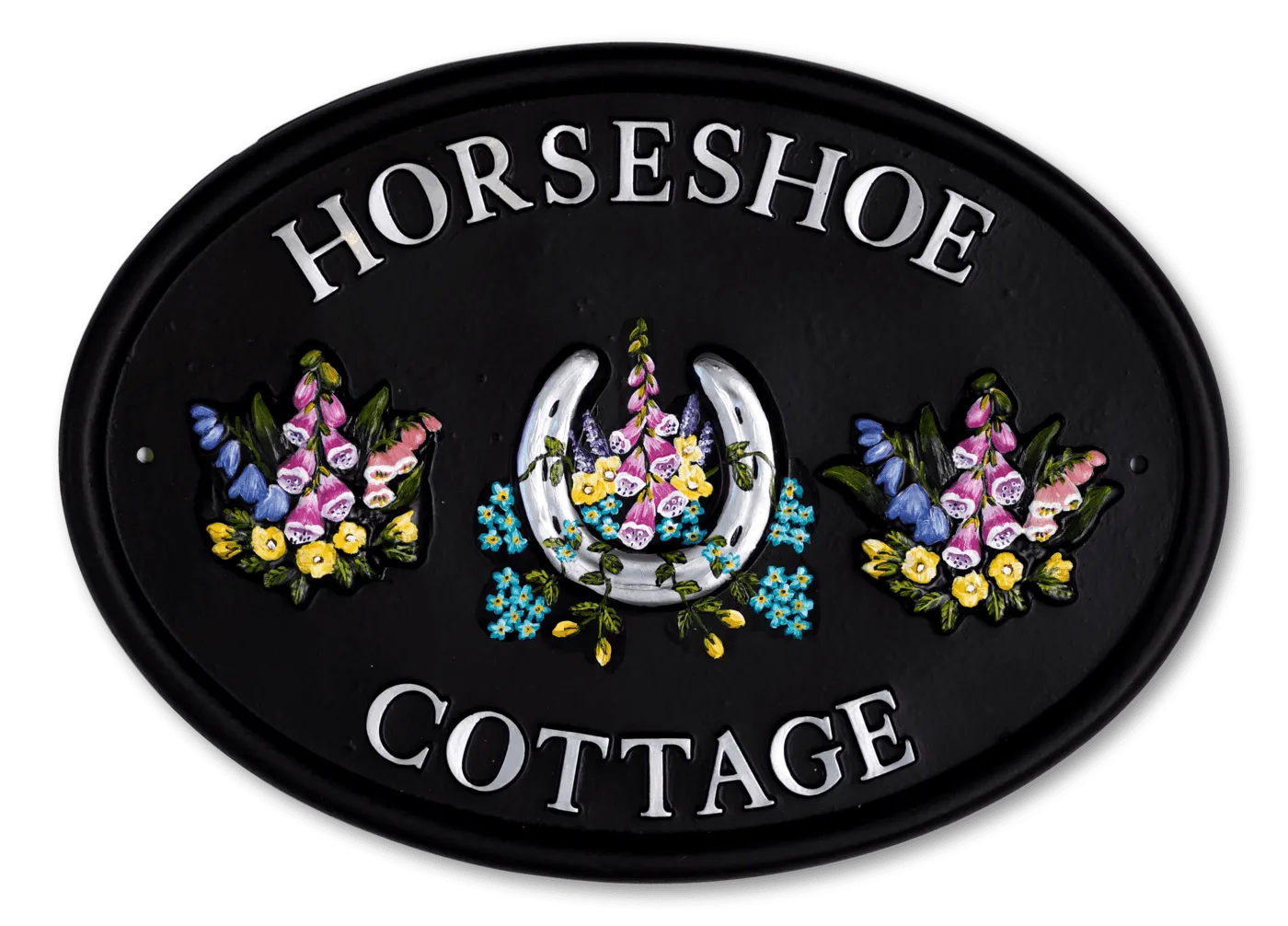 Horseshoe & Flowers