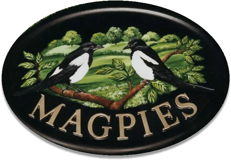 Magpies Flat Painted