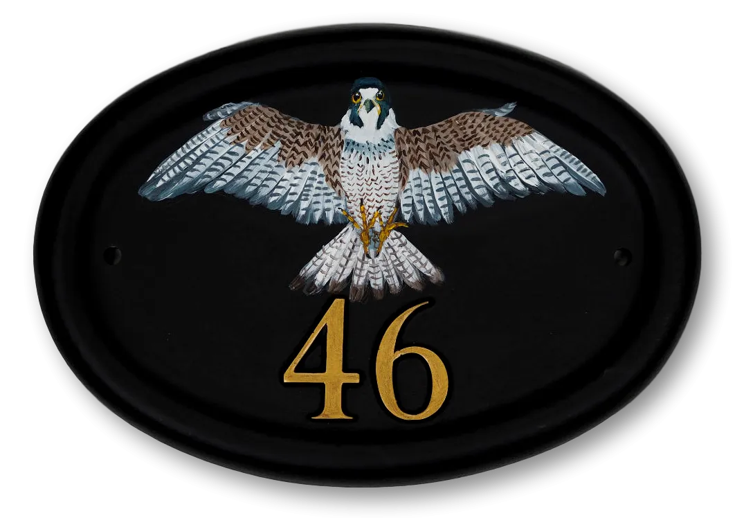 Peregrine Falcon Flat Painted