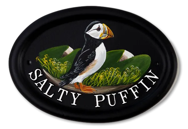 Puffin Flat Painted