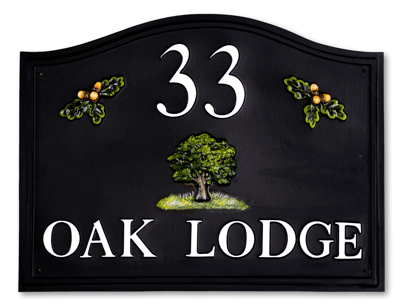 Oak & Split Acorns | Village Green Signs