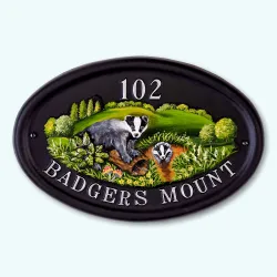Badger & Flat Painted Badger - A5fpa
