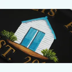 Beach Hut Close Up - M13fpa-close
