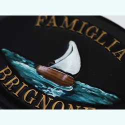 Boat Sailing Close Up - W15a-close