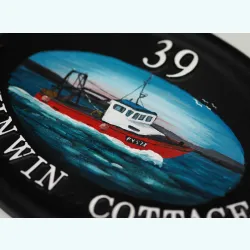 Boat Trawler Close Up - W10fpa-close