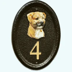 Border Terrier Head - D23b