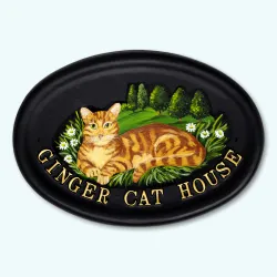 Cats Flat Painted - C20fpc
