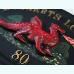 Dragon Red Close Up - M62b-close