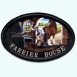 Farrier With Horse - M74c