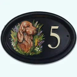 Irish Setter Head - D62a