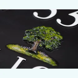 Oak & Split Acorns Close Up - T29a-close
