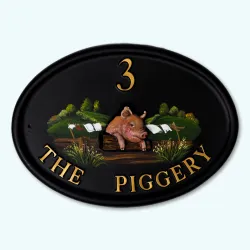 Pig On Fence - A62a