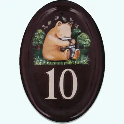 Pooh Bear Sitting - M122a