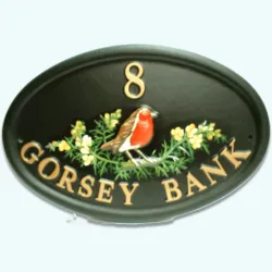 Robin With Gorse - B105c