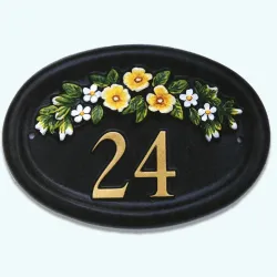 Row Of Flowers - F115b