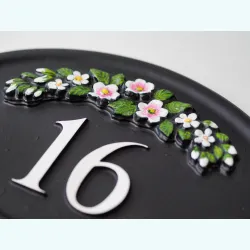 Row Of Flowers Close Up - F115a-close